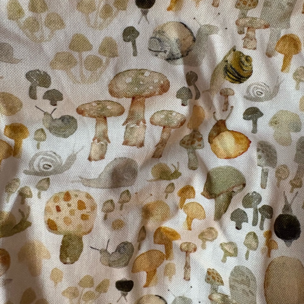 Retrolicious ModCloth Mushroom & Snail Twofer Vintage Midi Dress - Picture 7 of 8